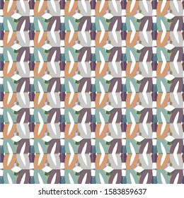 Abstract background texture in geometric ornamental style. Seamless design.