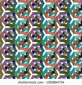 Abstract background texture in geometric ornamental style. Seamless design.