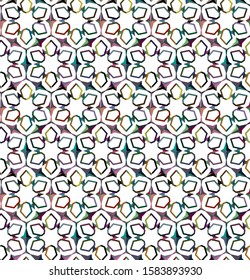 Abstract background texture in geometric ornamental style. Seamless design.