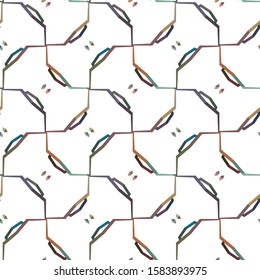 Abstract background texture in geometric ornamental style. Seamless design.