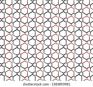 Abstract background texture in geometric ornamental style. Seamless design.