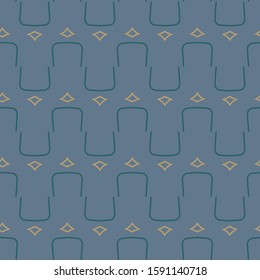 Abstract background texture in geometric ornamental style. Seamless design.
