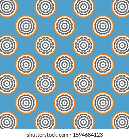 Abstract background texture in geometric ornamental style