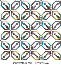 Abstract background texture in geometric ornamental style. Seamless design.