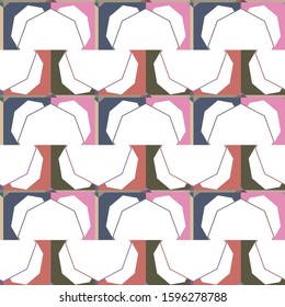 Abstract background texture in geometric ornamental style. Seamless design.