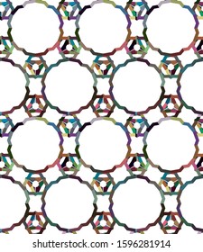 Abstract background texture in geometric ornamental style. Seamless design.