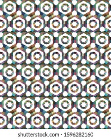 Abstract background texture in geometric ornamental style. Seamless design.