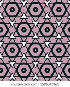 Abstract background texture in geometric ornamental style. Seamless design.