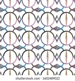 Abstract background texture in geometric ornamental style. Seamless design.