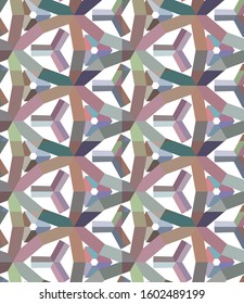 Abstract background texture in geometric ornamental style. Seamless design.