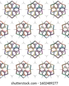 Abstract background texture in geometric ornamental style. Seamless design.
