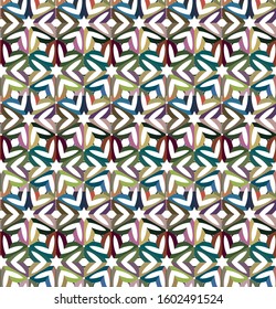 Abstract background texture in geometric ornamental style. Seamless design.