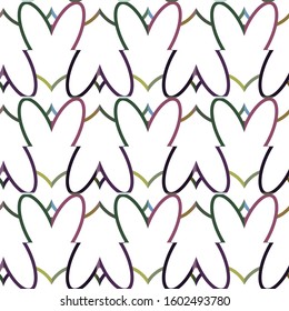 Abstract background texture in geometric ornamental style. Seamless design.