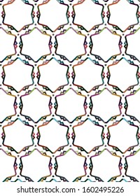 Abstract background texture in geometric ornamental style. Seamless design.