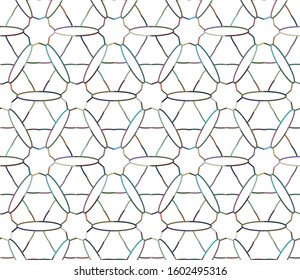 Abstract background texture in geometric ornamental style. Seamless design.