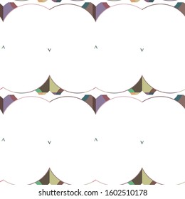 Abstract background texture in geometric ornamental style. Seamless design.