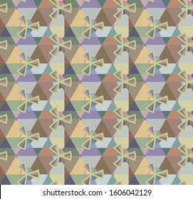 Abstract background texture in geometric ornamental style. Seamless design.