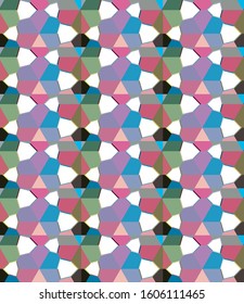 Abstract background texture in geometric ornamental style. Seamless design.
