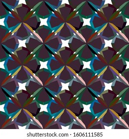 Abstract background texture in geometric ornamental style. Seamless design.