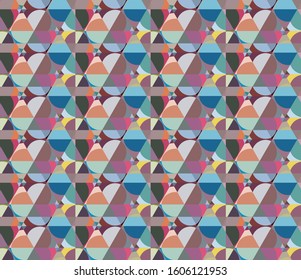 Abstract background texture in geometric ornamental style. Seamless design.