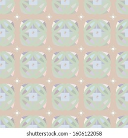 Abstract background texture in geometric ornamental style. Seamless design.