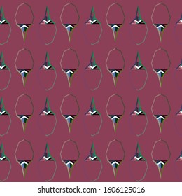 Abstract background texture in geometric ornamental style. Seamless design.
