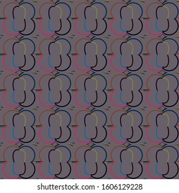 Abstract background texture in geometric ornamental style. Seamless design.