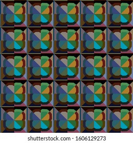 Abstract background texture in geometric ornamental style. Seamless design.