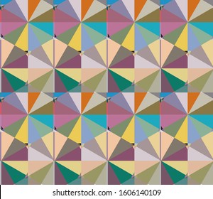Abstract background texture in geometric ornamental style. Seamless design.
