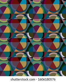 Abstract background texture in geometric ornamental style. Seamless design.