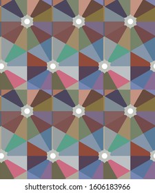 Abstract background texture in geometric ornamental style. Seamless design.