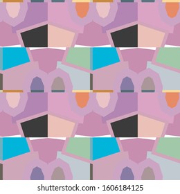 Abstract background texture in geometric ornamental style. Seamless design.