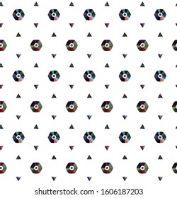 Abstract background texture in geometric ornamental style. Seamless design.