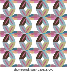 Abstract background texture in geometric ornamental style. Seamless design.