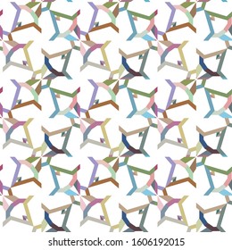 Abstract background texture in geometric ornamental style. Seamless design.