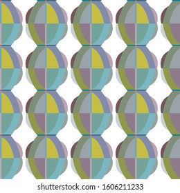 Abstract background texture in geometric ornamental style. Seamless design.