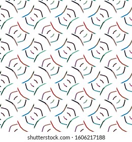 Abstract background texture in geometric ornamental style. Seamless design.