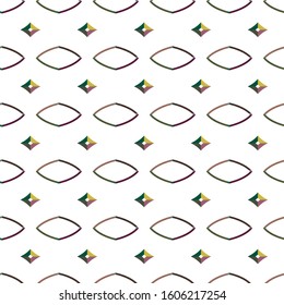 Abstract background texture in geometric ornamental style. Seamless design.