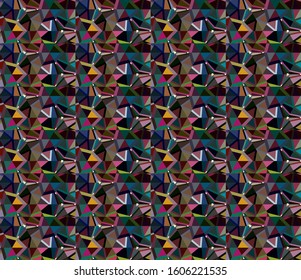 Abstract background texture in geometric ornamental style. Seamless design.