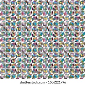 Abstract background texture in geometric ornamental style. Seamless design.