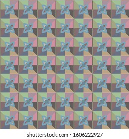 Abstract background texture in geometric ornamental style. Seamless design.