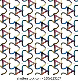 Abstract background texture in geometric ornamental style. Seamless design.