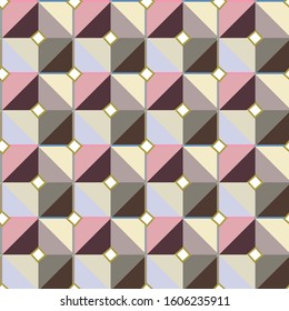Abstract background texture in geometric ornamental style. Seamless design.