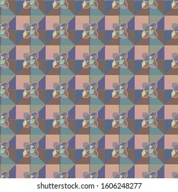 Abstract background texture in geometric ornamental style. Seamless design.