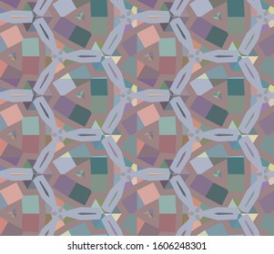 Abstract background texture in geometric ornamental style. Seamless design.