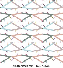 Abstract background texture in geometric ornamental style. Seamless design.
