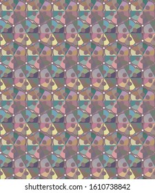 Abstract background texture in geometric ornamental style. Seamless design.