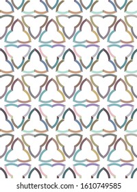 Abstract background texture in geometric ornamental style. Seamless design.