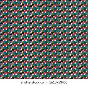 Abstract background texture in geometric ornamental style. Seamless design.