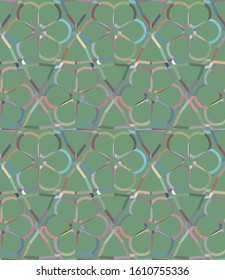 Abstract background texture in geometric ornamental style. Seamless design.